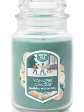 Yankee Candle Apres Ski Collection Large Jar 22oz NEW Holiday Winter fest